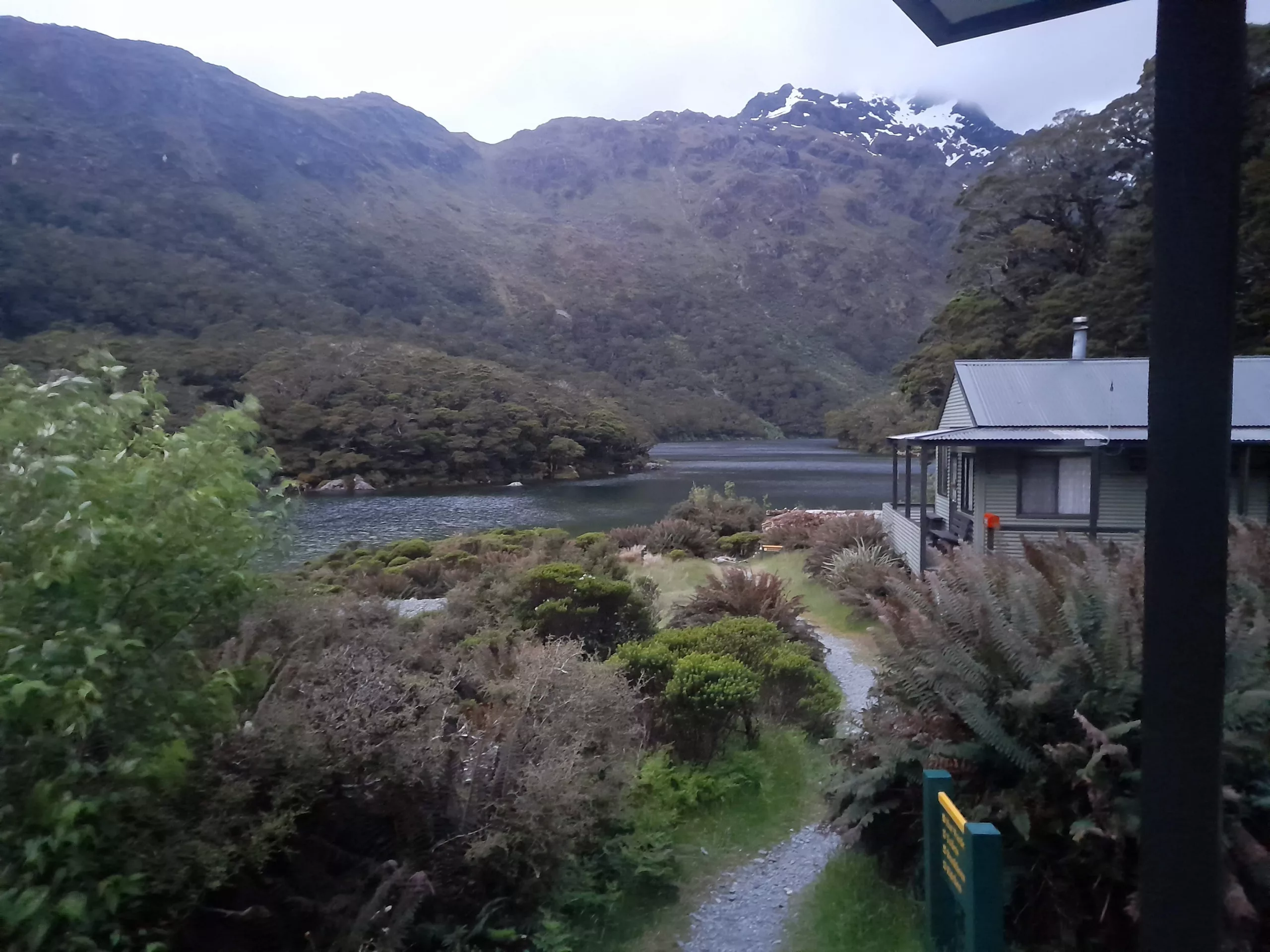 View from Lake Mackenzie hut