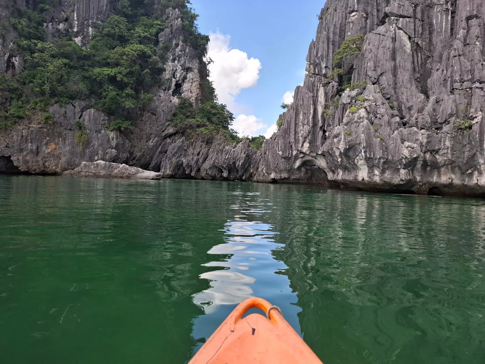 Kayaking in Ha Long Bay