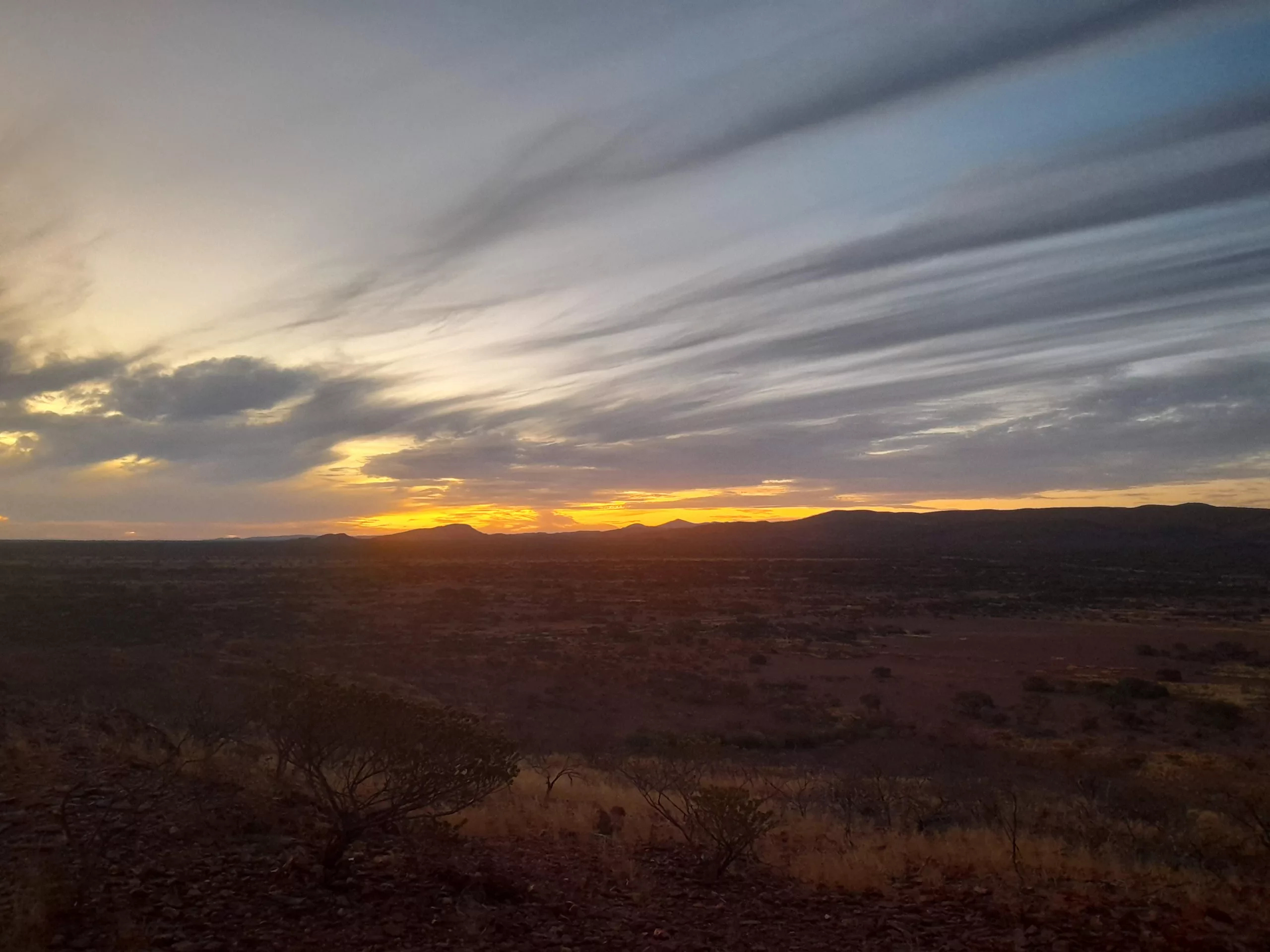 Cheela Plains sunset