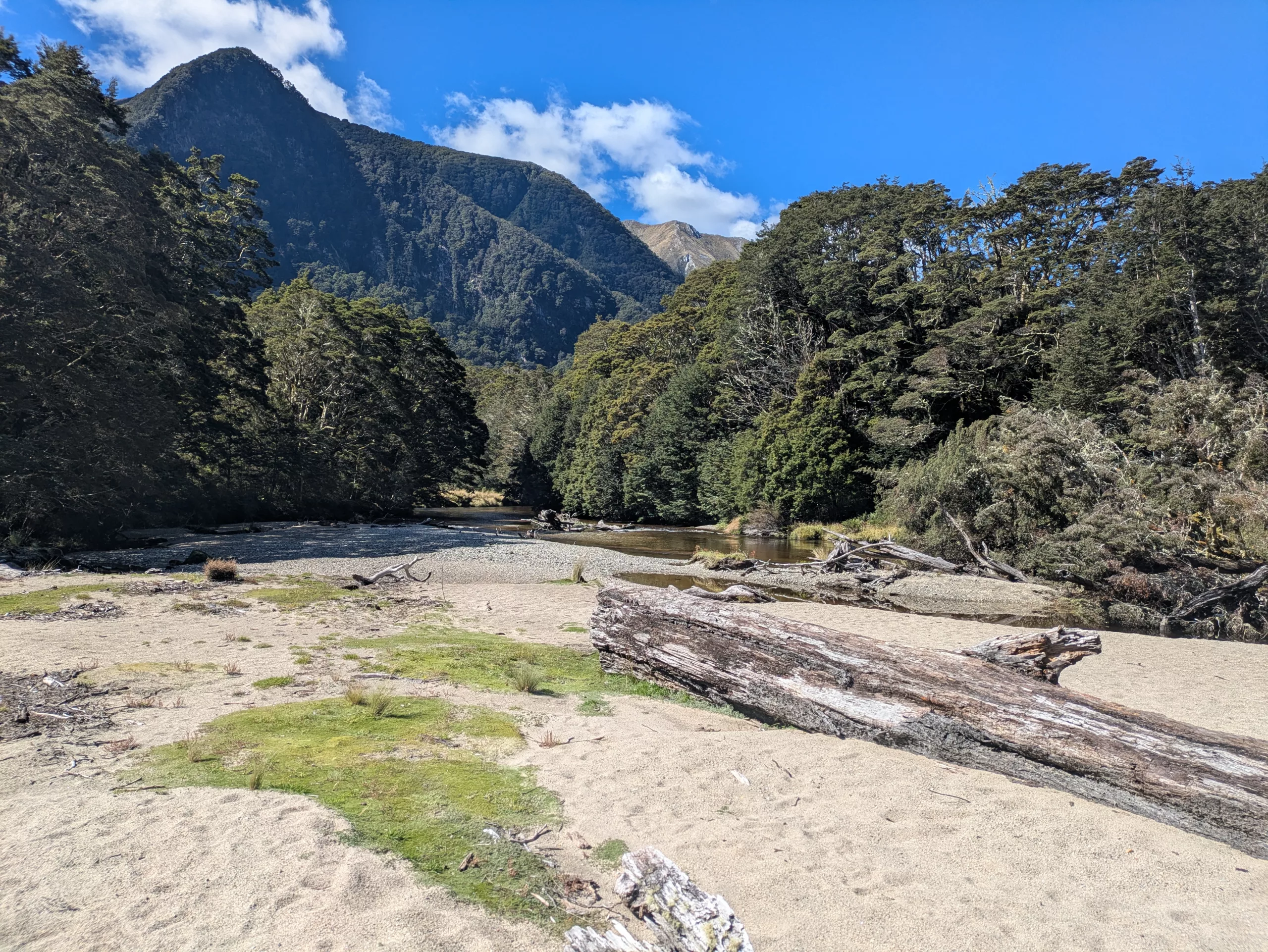 The river by Iris Burn Hut